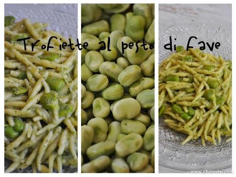 Trofiette al pesto di fave