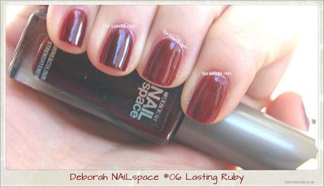 [Vintage Challenge Week] Tuesday: Red Deborah Nail Space #06 Lasting Ruby