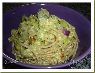 Spaghetti integrali con carbonara di zucchine (8)