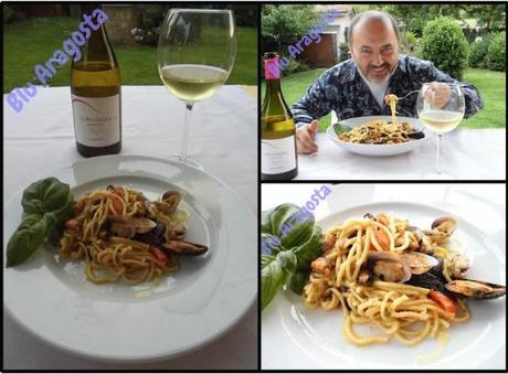 Il mare nel piatto: pasta cozze e vongole, riccio di mare e bottarga