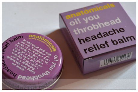 Review: Oi! You Throbhead Headache Relief Balm - ANATOMICALS