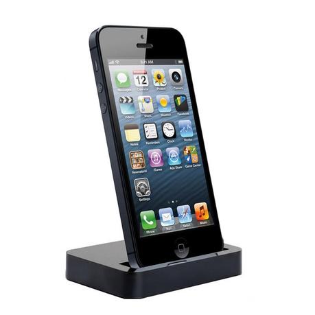 Desktop Charger for iPhone 5 - Black
