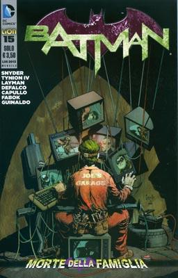Batman #15 (Snyder, Capullo, Glapion, Layman, Fabok, DeFalco, Guinaldo) Scott Snyder Joker Batman 