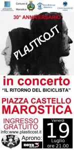 Plasticost locandina concerto Marostica VI 19 luglio 2013 30° anniversario