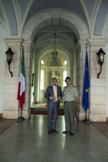 Verona/ COMFOTER. L’On. D’Arienzo in visita dal Comandante Gen. C.A. Roberto Bernardini