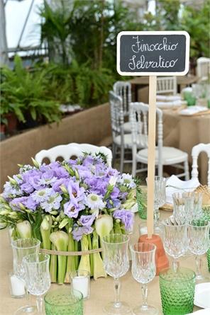 flower and vegetable centrepieces