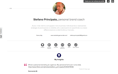 Enthuse.me il profilo on line per il tuo personal brand