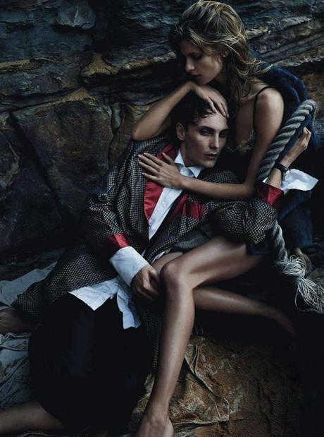 Two If By Sea  Julia Stegner & Eamon Farren By Will Davidson For Vogue Australia  August 2013.2