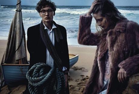 Two If By Sea  Julia Stegner & Eamon Farren By Will Davidson For Vogue Australia  August 2013.6
