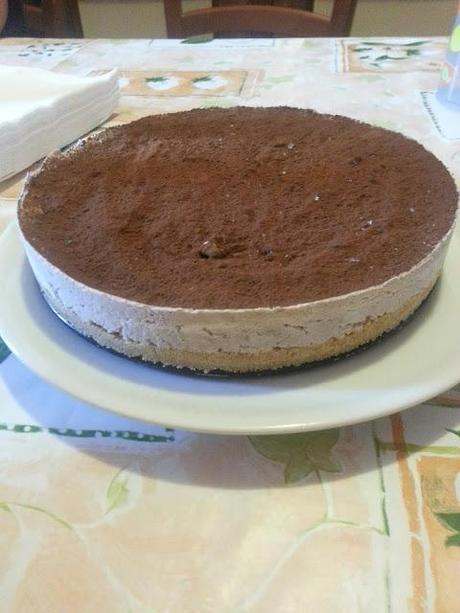 Cheesecake veloce al cioccolato e cocco