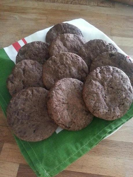 Biscotti con cioccolato fondente