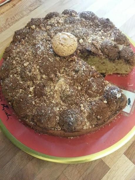 Torta di amaretti e caffè