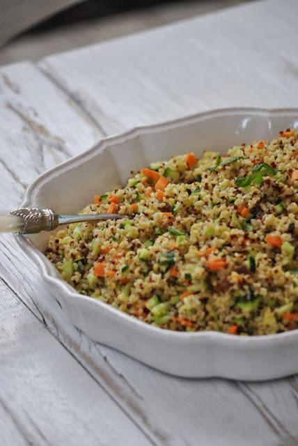 Taboulè di bulgur e quinoa