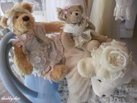 shabbychic,incontro tra Teddy bears