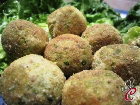 Polpette di tofu e piselli con sorpresa: fierezza e una dedica da gustare con le mani