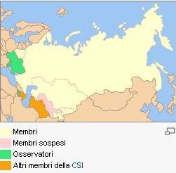 Composizione EurAsEC; Fonte: Wikipedia