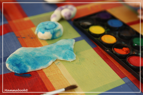 Prime figure in pasta di pane e acquerelli - Salt dough & watercolours