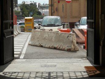 Il nuovo accesso che da piazza san Francesco conduce verso l'area archeologica!