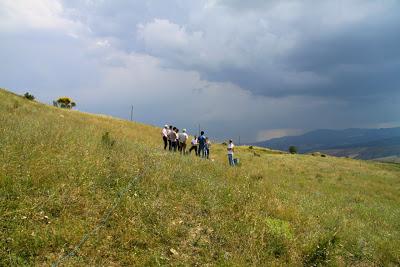 la campagna di rilievo magnetotellurico