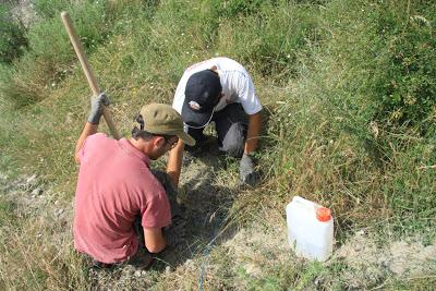 la campagna di rilievo magnetotellurico