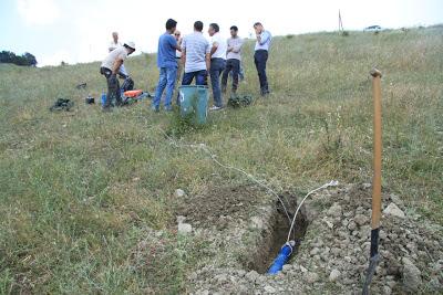 la campagna di rilievo magnetotellurico