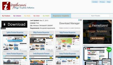 IvyThemes - centinaia di templates per piattaforma blogspot