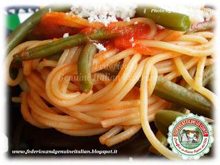 Spaghetti con i fagiolini