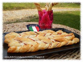 Grissini di pasta sfoglia allo speck ideali per aperitivi e buffet