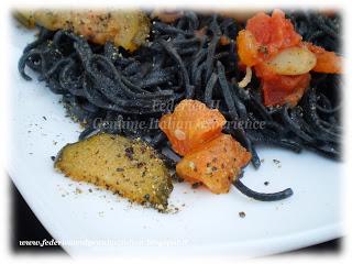 Spaghetti Poseidone con seppie e zucchine