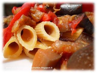 Penne integrali ai colori dell' orto