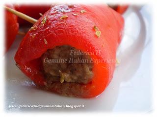 Involtini di peperoni saporiti