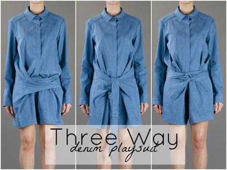 Silly Selection _ Three Way denim playsuit _ Christian Wijnants