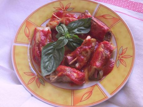 Melanzane in agrodolce,involtini di melanzane e il sapore delle vacanze