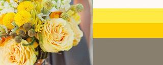 Wedding Color Trend: Giallo & Grigio