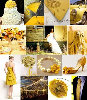 Wedding Color Trend: Giallo & Grigio