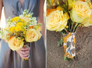 Wedding Color Trend: Giallo & Grigio