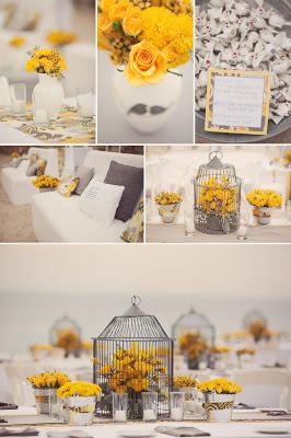 Wedding Color Trend: Giallo & Grigio