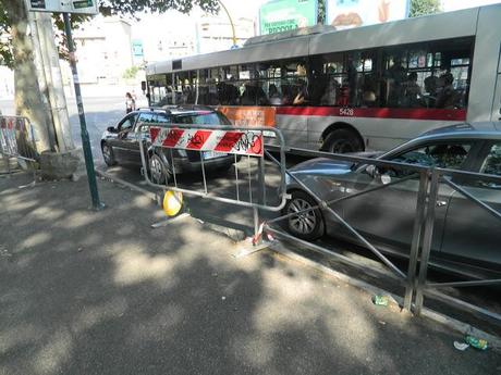 La Stazione Trastevere e quella sistemazione provvisoria per un incidente del... 2011. Gennaio 2011!