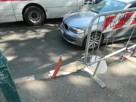 La Stazione Trastevere e quella sistemazione provvisoria per un incidente del... 2011. Gennaio 2011!