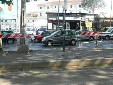 La Stazione Trastevere e quella sistemazione provvisoria per un incidente del... 2011. Gennaio 2011!