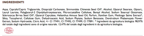 ingredienti fondotinta BIOAvril