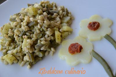 Insalata di orzo alla ligure