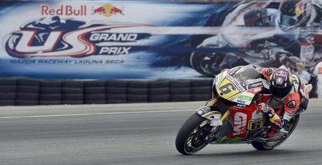 MotoGP: Qualifica Laguna Seca Pole a Bradl, Marquez 2° scivola. Prima fila tutta Honda.