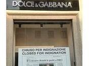 Dolce Gabbana, negozi “chiusi indignazione” Milano