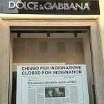 Dolce & Gabbana, negozi “chiusi per indignazione” a Milano