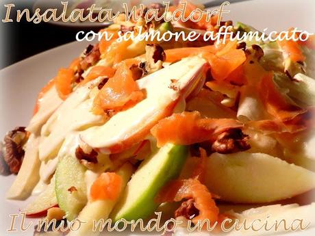 Insalata WALDORF con salmone affumicato