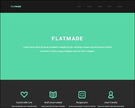Landing Page realizzate con  bootstrap framework