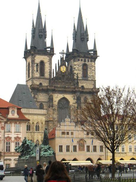 Praga sotto la neve