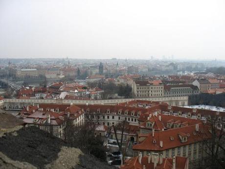 Praga sotto la neve