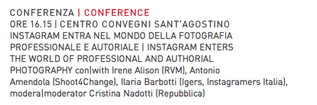 Conferenza su fotografia e Instagram @ Cortona On The Move